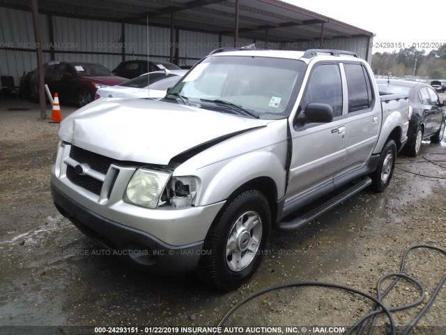 1FMZU67K94UA23454 - 2004 FORD EXPLORER SPORT TR  GRAY photo 2