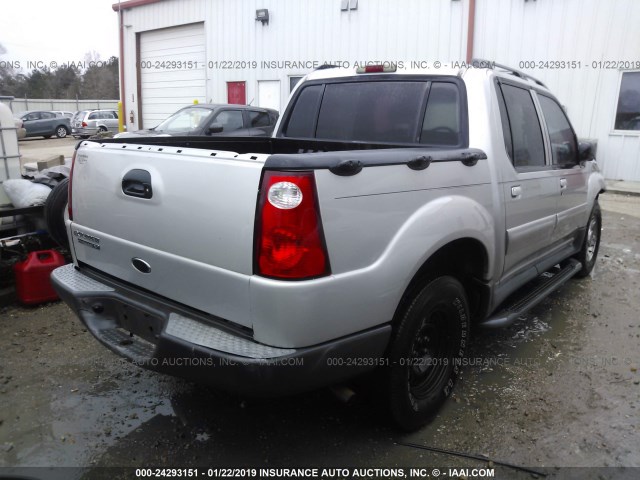 1FMZU67K94UA23454 - 2004 FORD EXPLORER SPORT TR  GRAY photo 4