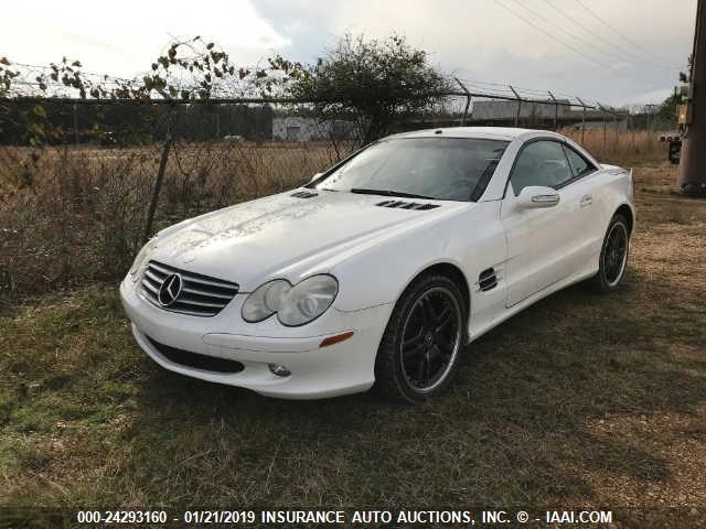 WDBSK75F73F040391 - 2003 MERCEDES-BENZ SL 500R WHITE photo 2