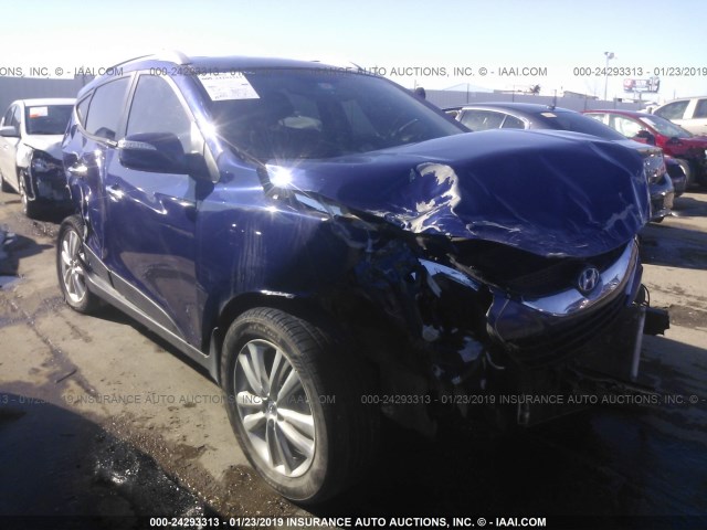 KM8JU3AC1DU636486 - 2013 HYUNDAI TUCSON GLS/LIMITED 蓝色 照片 1