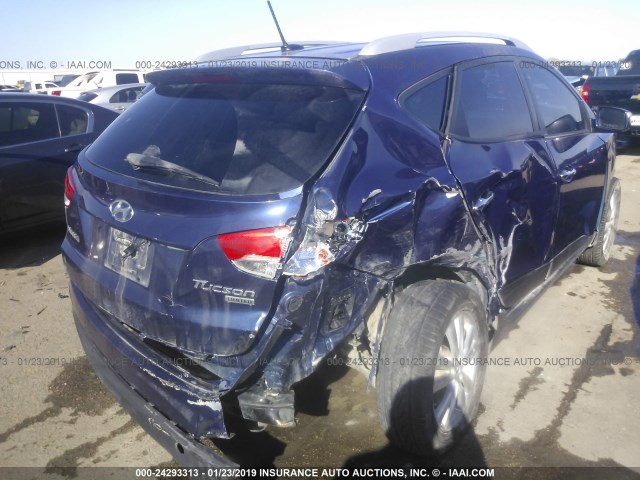 KM8JU3AC1DU636486 - 2013 HYUNDAI TUCSON GLS/LIMITED 蓝色 照片 4