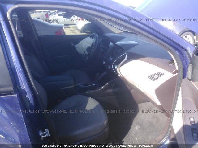 KM8JU3AC1DU636486 - 2013 HYUNDAI TUCSON GLS/LIMITED 蓝色 照片 5