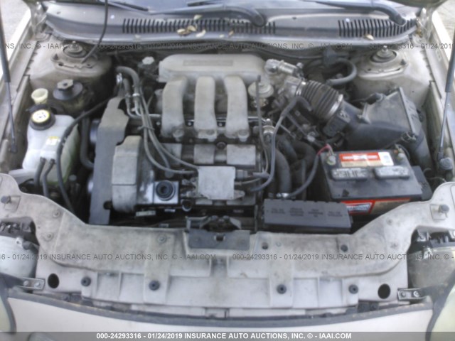 1FAFP58S5WG270503 - 1998 FORD TAURUS SE COMFORT CREAM photo 10