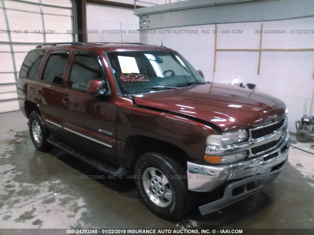 1GNEK13Z73J184780 - 2003 CHEVROLET TAHOE K1500 MAROON photo 1