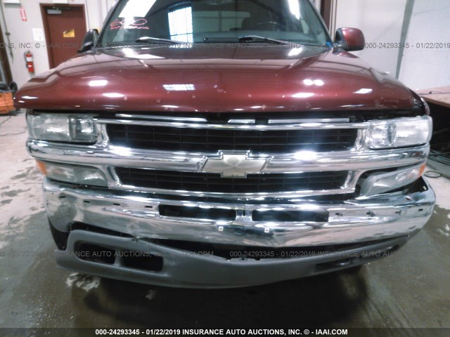 1GNEK13Z73J184780 - 2003 CHEVROLET TAHOE K1500 MAROON photo 6