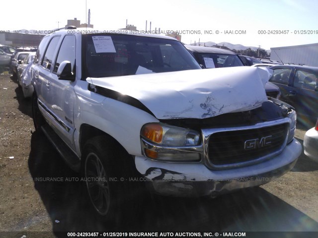 1GKEC13T24J301138 - 2004 GMC YUKON WHITE photo 1