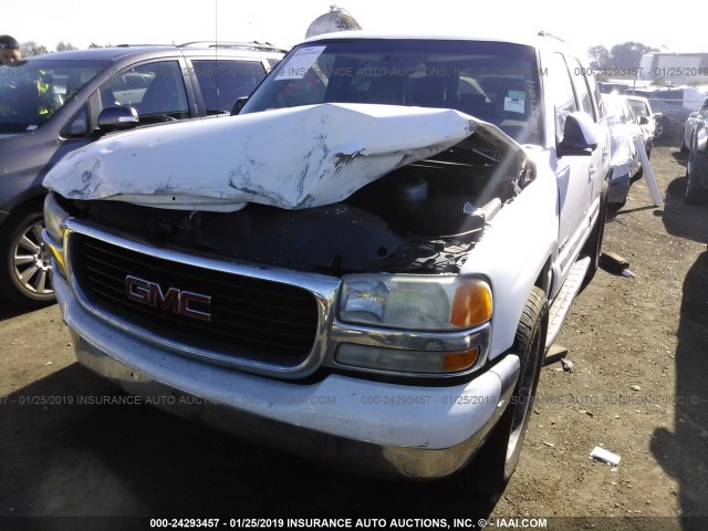 1GKEC13T24J301138 - 2004 GMC YUKON WHITE photo 2