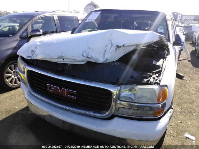 1GKEC13T24J301138 - 2004 GMC YUKON WHITE photo 6