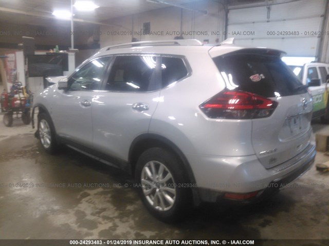 5N1AT2MV0HC758343 - 2017 NISSAN ROGUE SV/SL SILVER photo 3