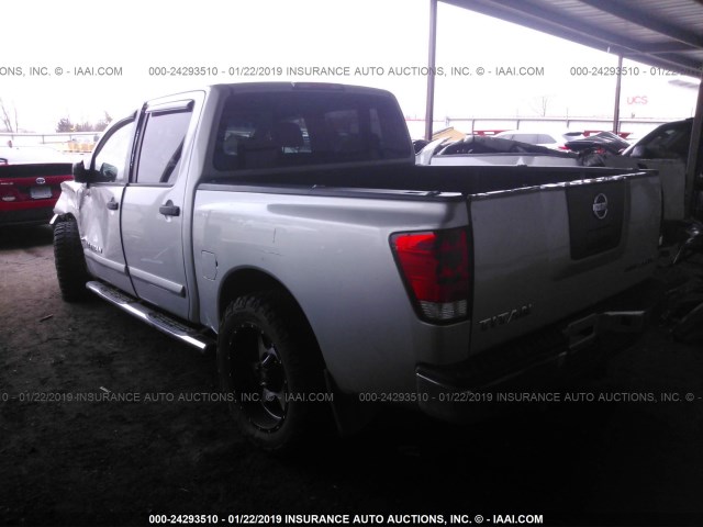 1N6BA07D18N342177 - 2008 NISSAN TITAN XE/SE/LE GRAY photo 3