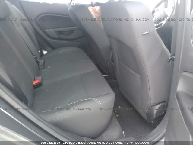 3FADP4BJ8GM193117 - 2016 FORD FIESTA SE GRAY photo 8