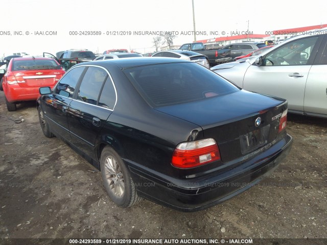 WBADT63472CH96211 - 2002 BMW 530 I AUTOMATIC BLACK photo 3