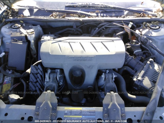 2G2WP582861213174 - 2006 PONTIAC GRAND PRIX GRAY photo 10