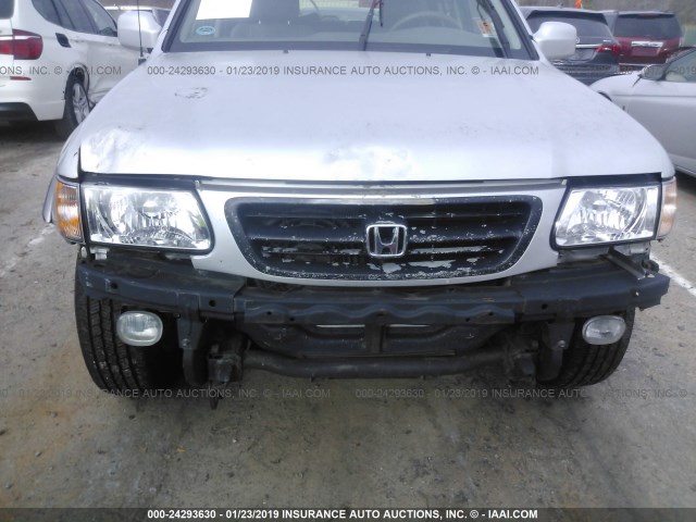 4S6DM58W624402860 - 2002 HONDA PASSPORT EX/LX SILVER photo 6