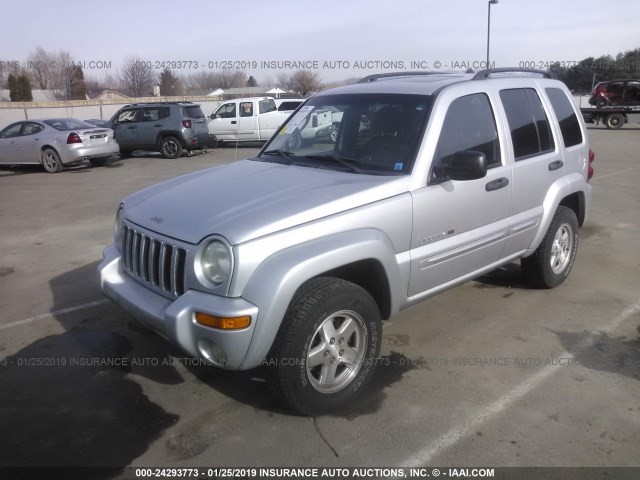 1J4GK58K42W204855 - 2002 JEEP LIBERTY LIMITED SILVER photo 2