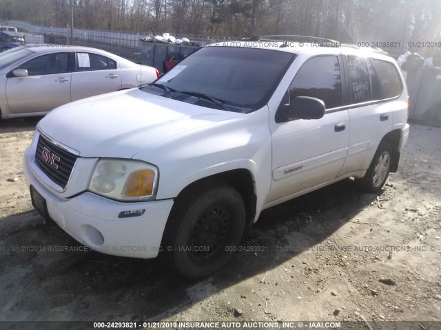 1GKDS13S552325869 - 2005 GMC ENVOY WHITE photo 2