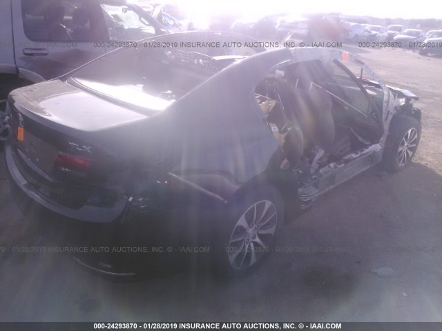 19UUB1F39HA004557 - 2017 ACURA TLX BLACK photo 4