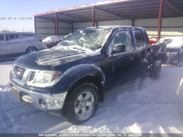 1N6AD0EV2BC432777 - 2011 NISSAN FRONTIER S/SV/SL/PRO-4X BLUE photo 2