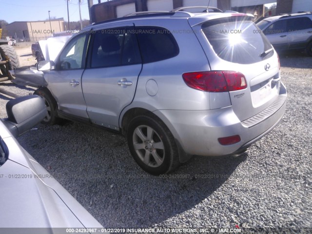 5NMSH13E27H023725 - 2007 HYUNDAI SANTA FE SE/LIMITED SILVER photo 3