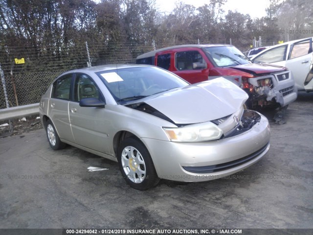 1G8AJ52F93Z165894 - 2003 SATURN ION LEVEL 2 GOLD photo 1