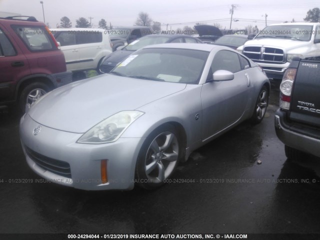 JN1BZ34D87M501687 - 2007 NISSAN 350Z COUPE SILVER photo 2