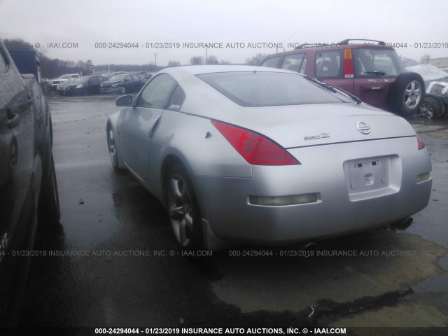 JN1BZ34D87M501687 - 2007 NISSAN 350Z COUPE SILVER photo 3