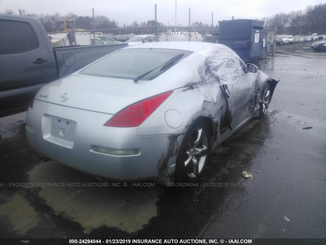 JN1BZ34D87M501687 - 2007 NISSAN 350Z COUPE SILVER photo 4