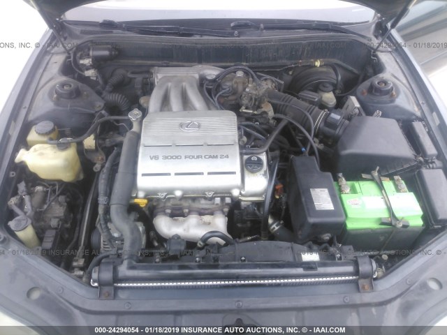 JT8GK13T0S0085380 - 1995 LEXUS ES 300 GREEN photo 10