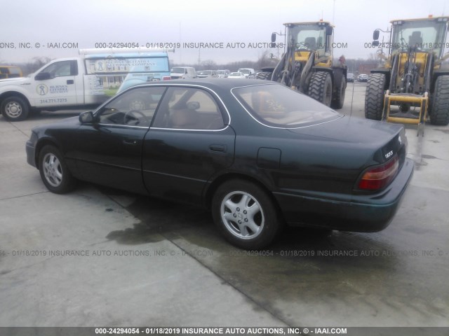 JT8GK13T0S0085380 - 1995 LEXUS ES 300 GREEN photo 3