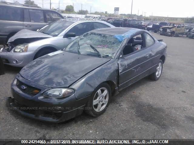 3FAFP11343R144245 - 2003 FORD ESCORT ZX2 GRAY photo 2