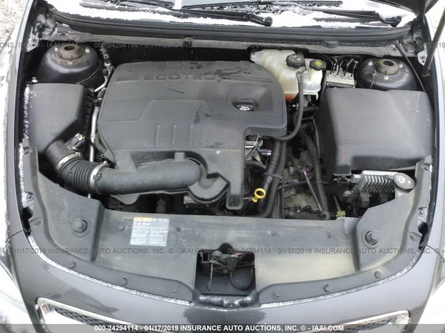 1G1ZC5E1XBF269273 - 2011 CHEVROLET MALIBU 1LT GRAY photo 10