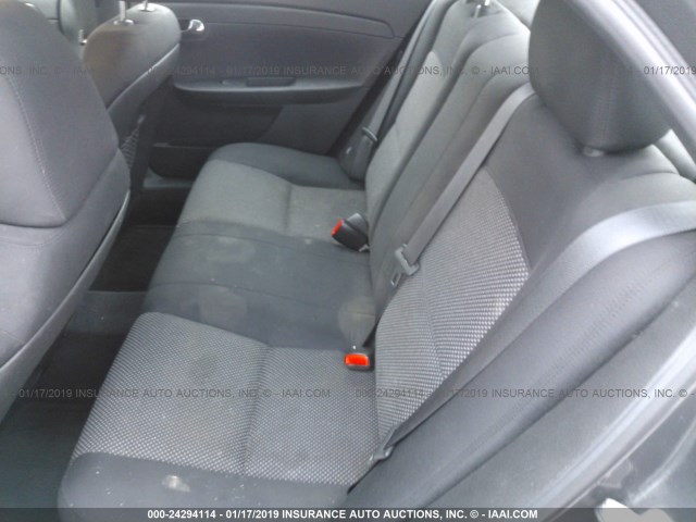 1G1ZC5E1XBF269273 - 2011 CHEVROLET MALIBU 1LT GRAY photo 8