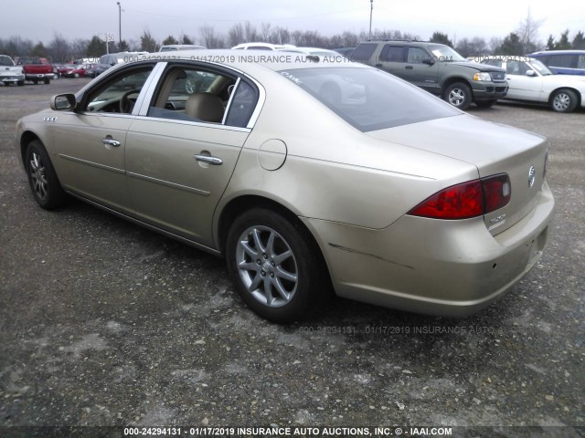 1G4HD57276U142953 - 2006 BUICK LUCERNE CXL GOLD photo 3