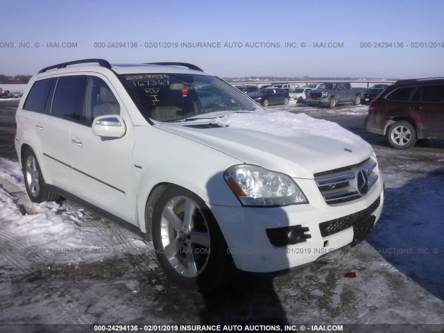 4JGBF25E59A488601 - 2009 MERCEDES-BENZ GL WHITE photo 1