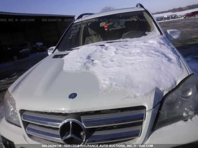 4JGBF25E59A488601 - 2009 MERCEDES-BENZ GL WHITE photo 10