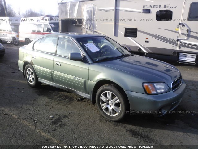 4S3BE896747207398 - 2004 SUBARU LEGACY OUTBACK 3.0 H6/3.0 H6 VDC GREEN photo 1