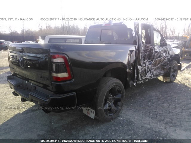 1C6SRFBT9KN520686 - 2019 RAM 1500 BIG HORN/LONE STAR BLACK photo 4