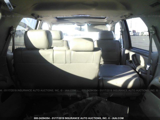 5TDZT38A93S137551 - 2003 TOYOTA SEQUOIA LIMITED SILVER photo 8