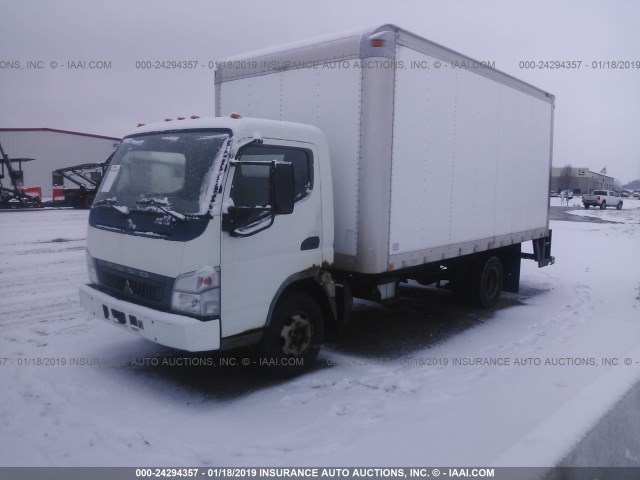 JL6BBG1S85K009012 - 2005 MITSUBISHI FUSO TRUCK FE 84D WHITE photo 2