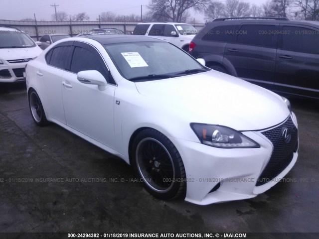 JTHBK262795092276 - 2009 LEXUS IS 250 WHITE photo 1