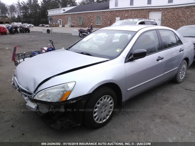 1HGCM56127A208157 - 2007 HONDA ACCORD VALUE GRAY photo 2