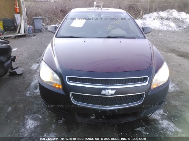 1G1ZA5E05AF201300 - 2010 CHEVROLET MALIBU LS 栗色 照片 6