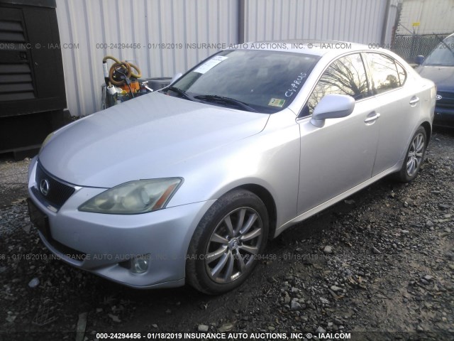 JTHCK262662006179 - 2006 LEXUS IS 250 SILVER photo 2