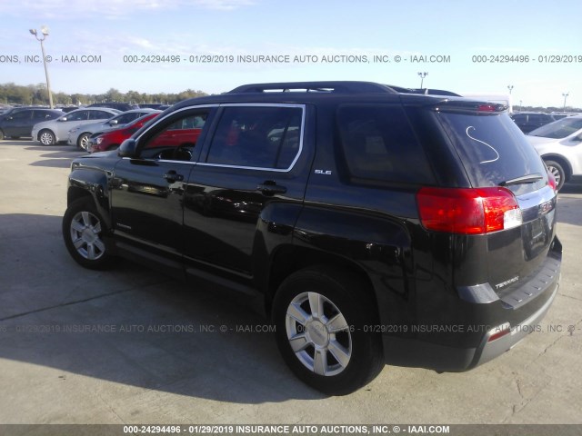 2GKALMEK0C6240534 - 2012 GMC TERRAIN SLE BLACK photo 3