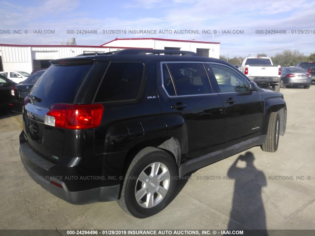 2GKALMEK0C6240534 - 2012 GMC TERRAIN SLE BLACK photo 4