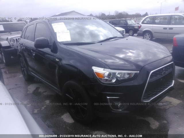 4A4AP4AU1DE008635 - 2013 MITSUBISHI OUTLANDER SPORT SE BLACK photo 1