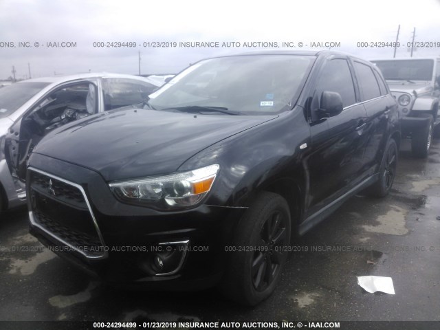 4A4AP4AU1DE008635 - 2013 MITSUBISHI OUTLANDER SPORT SE BLACK photo 2