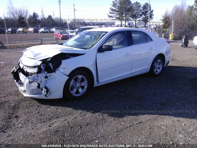 1G11B5SL0FF105283 - 2015 CHEVROLET MALIBU LS 白色 照片 2