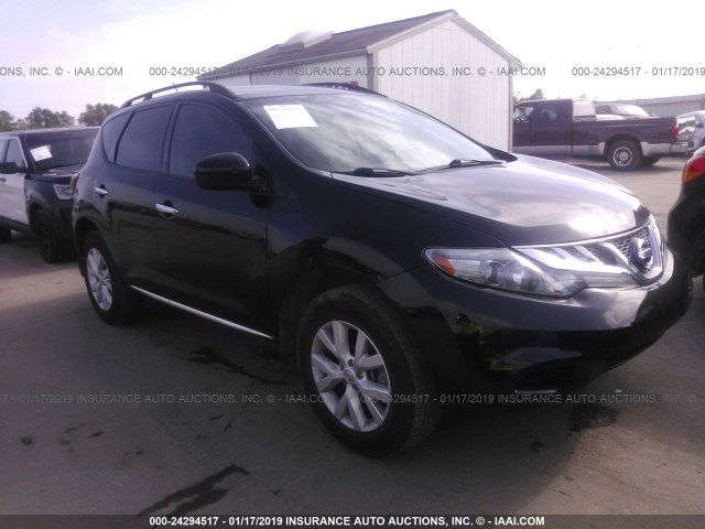 JN8AZ1MUXEW417941 - 2014 NISSAN Murano S/SL/SV/LE BLACK photo 1