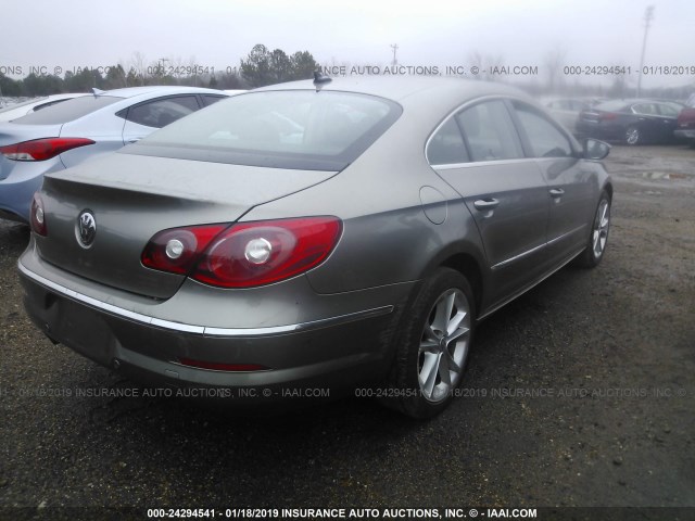 WVWHL73C49E530206 - 2009 VOLKSWAGEN CC LUXURY GRAY photo 4